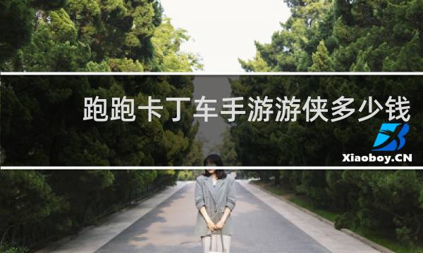 跑跑卡丁车手游游侠多少钱