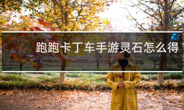 跑跑卡丁车手游灵石怎么得