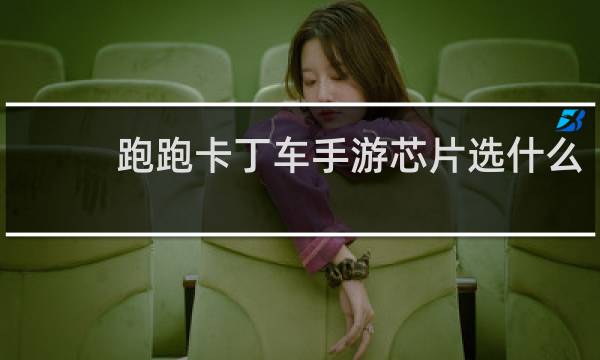 跑跑卡丁车手游芯片选什么