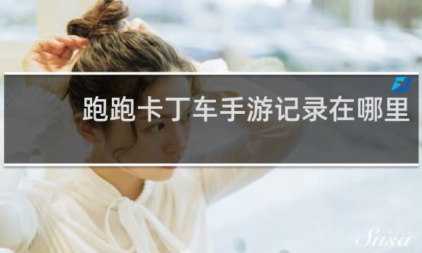 跑跑卡丁车手游记录在哪里