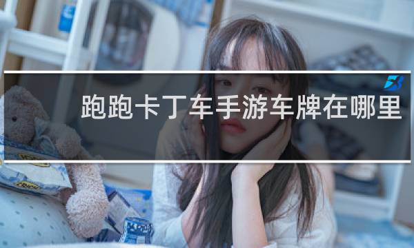跑跑卡丁车手游车牌在哪里