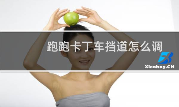 跑跑卡丁车挡道怎么调