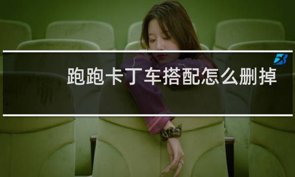 跑跑卡丁车搭配怎么删掉