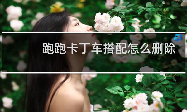 跑跑卡丁车搭配怎么删除