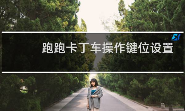跑跑卡丁车操作键位设置