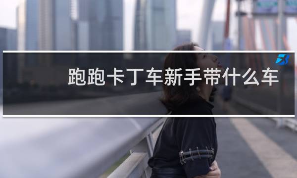跑跑卡丁车新手带什么车