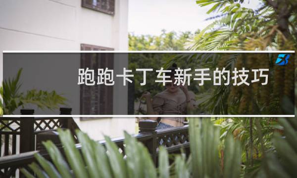 跑跑卡丁车新手的技巧