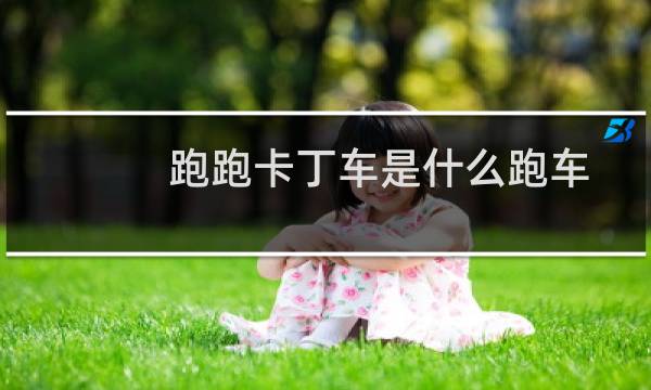 跑跑卡丁车是什么跑车