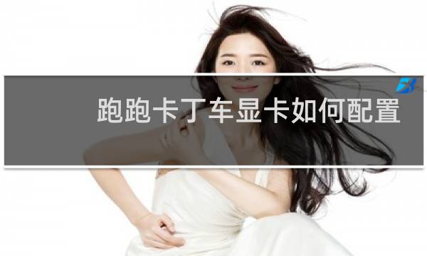 跑跑卡丁车显卡如何配置
