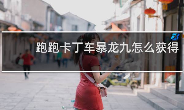 跑跑卡丁车暴龙九怎么获得
