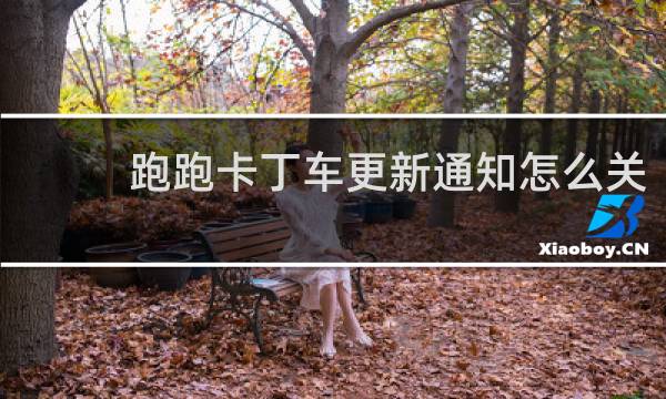 跑跑卡丁车更新通知怎么关