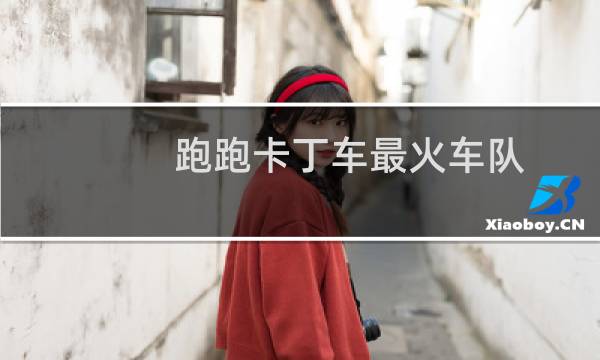 跑跑卡丁车最火车队