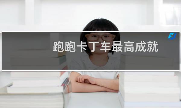 跑跑卡丁车最高成就