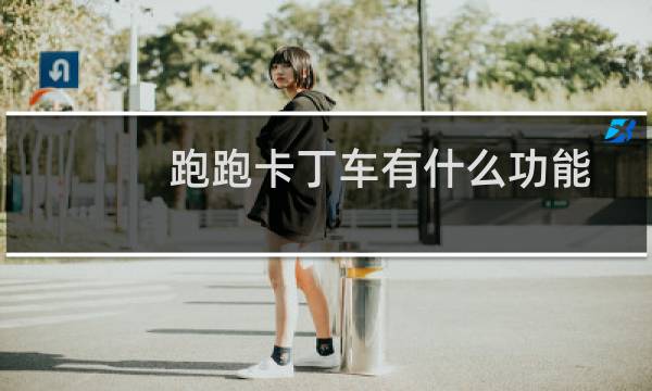 跑跑卡丁车有什么功能