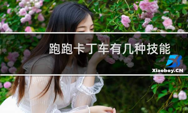 跑跑卡丁车有几种技能