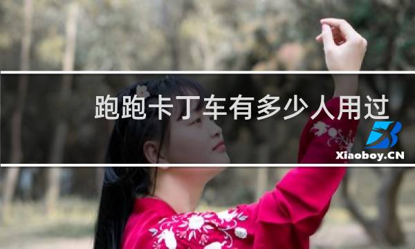 跑跑卡丁车有多少人用过