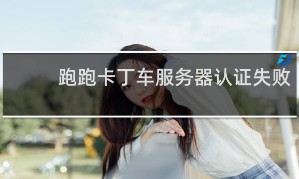 跑跑卡丁车服务器认证失败
