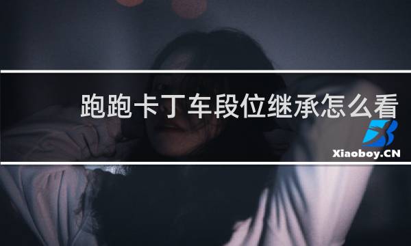 跑跑卡丁车段位继承怎么看