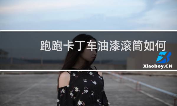 跑跑卡丁车油漆滚筒如何