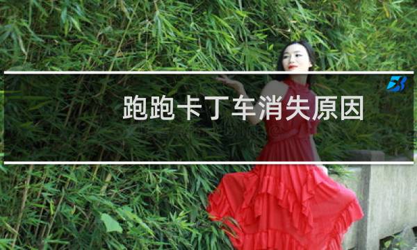 跑跑卡丁车消失原因