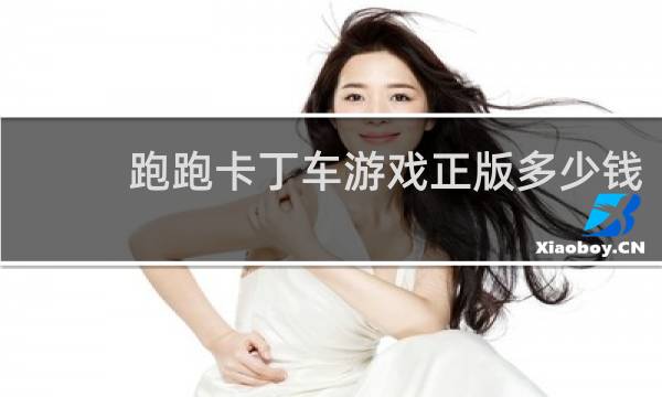 跑跑卡丁车游戏正版多少钱