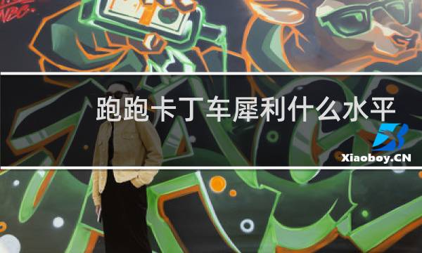 跑跑卡丁车犀利什么水平