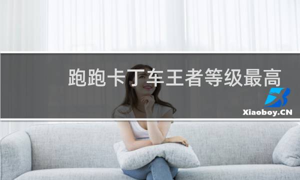 跑跑卡丁车王者等级最高