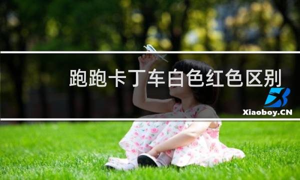 跑跑卡丁车白色红色区别