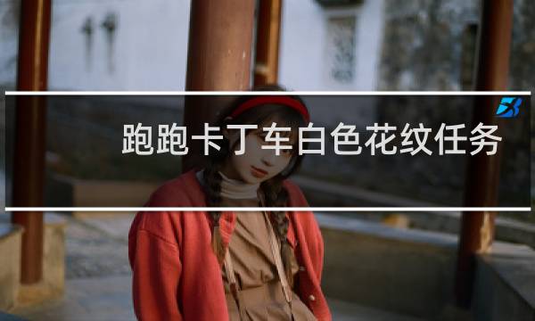 跑跑卡丁车白色花纹任务