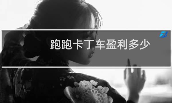 跑跑卡丁车盈利多少
