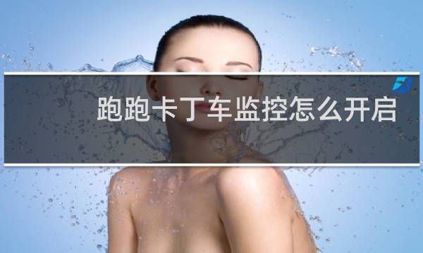 跑跑卡丁车监控怎么开启