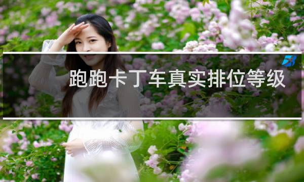 跑跑卡丁车真实排位等级
