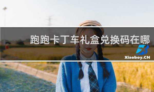 跑跑卡丁车礼盒兑换码在哪