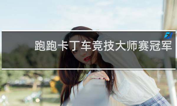 跑跑卡丁车竞技大师赛冠军