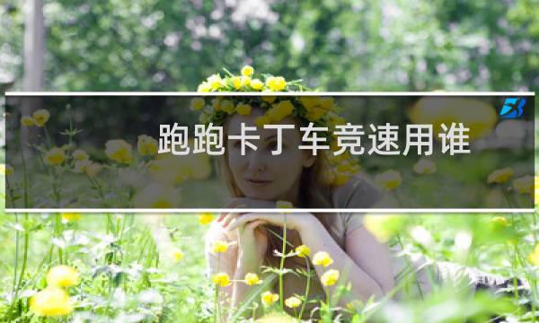 跑跑卡丁车竞速用谁