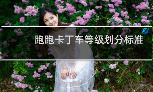 跑跑卡丁车等级划分标准