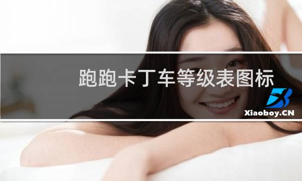 跑跑卡丁车等级表图标