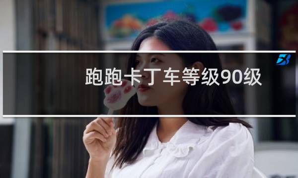 跑跑卡丁车等级90级