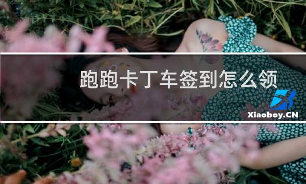 跑跑卡丁车签到怎么领