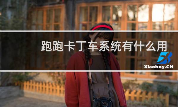 跑跑卡丁车系统有什么用