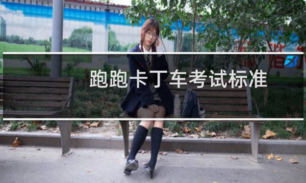 跑跑卡丁车考试标准
