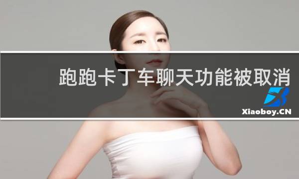 跑跑卡丁车聊天功能被取消