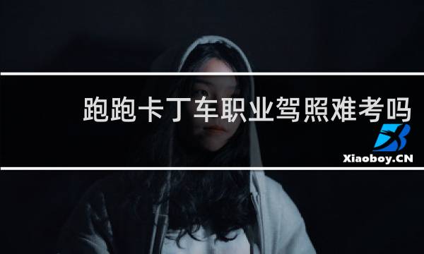 跑跑卡丁车职业驾照难考吗