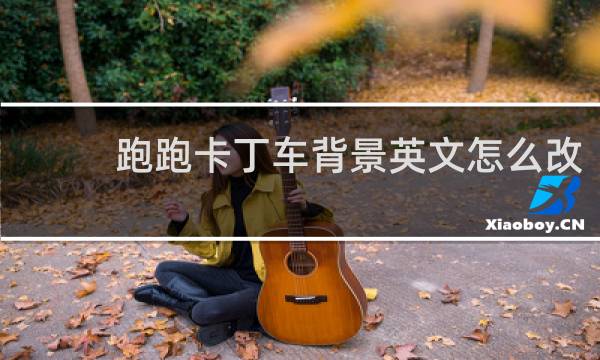 跑跑卡丁车背景英文怎么改
