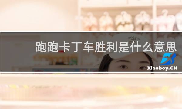跑跑卡丁车胜利是什么意思