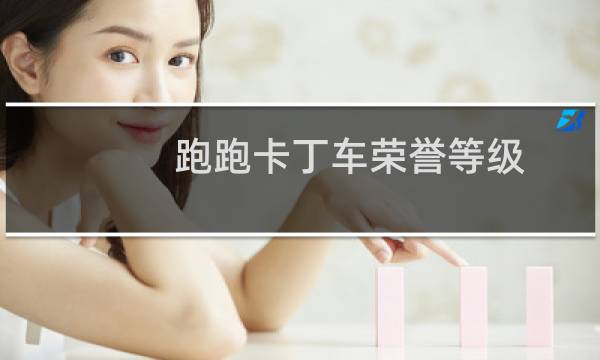跑跑卡丁车荣誉等级