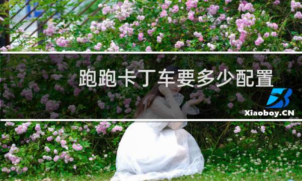 跑跑卡丁车要多少配置