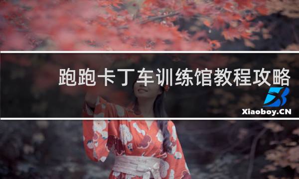 跑跑卡丁车训练馆教程攻略
