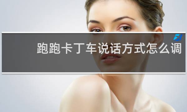 跑跑卡丁车说话方式怎么调