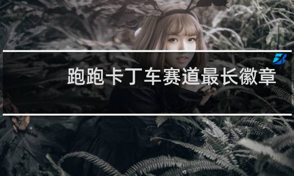 跑跑卡丁车赛道最长徽章